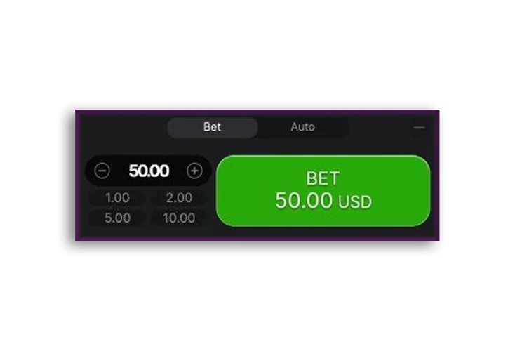 Introducir la cantidad de la apuesta antes de comenzar el juego